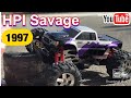  review hpi savage 21 monster truck  nitro rtr vintage collector de 1997  vintage restaure 