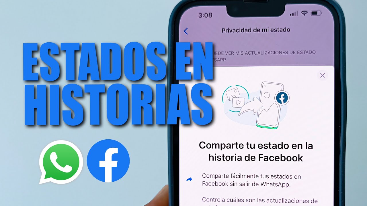 Compartir estados de WhatsApp en Facebook