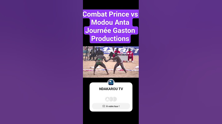 Combat Prince vs Modou Anta