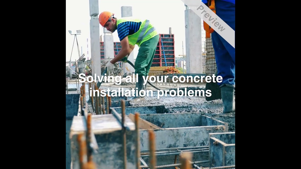 Concrete Company Advertising Video for Social Media 
