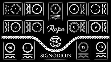 Rope Brush Design | custom brush in illustrator Tutorial | easyrope stroke