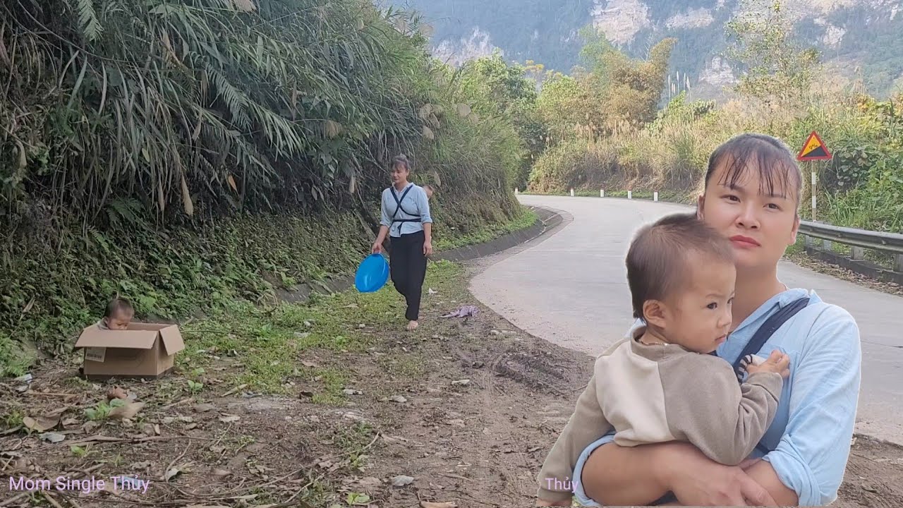 single mother, met an abandoned child and brought her home to raise him ...