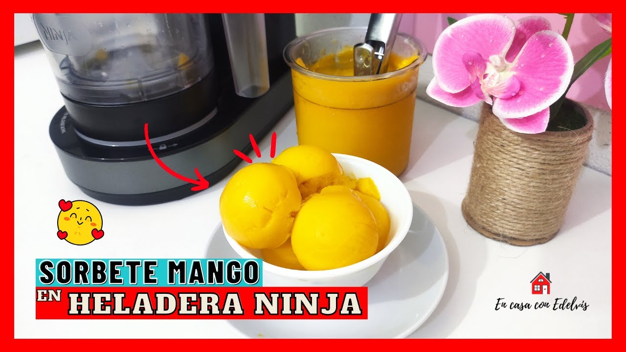🍨Delicioso Sorbete de Mango en Heladera NINJA 🤤 