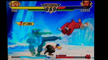 CVS2 YUN Anti Air CUSTOM COMBO カプエス2 ユン 対空オリコン