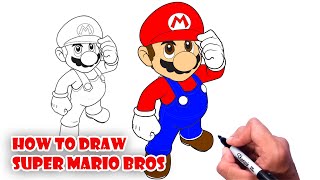 How to Draw Super Mario Bros, Bowser & Koopalings #226