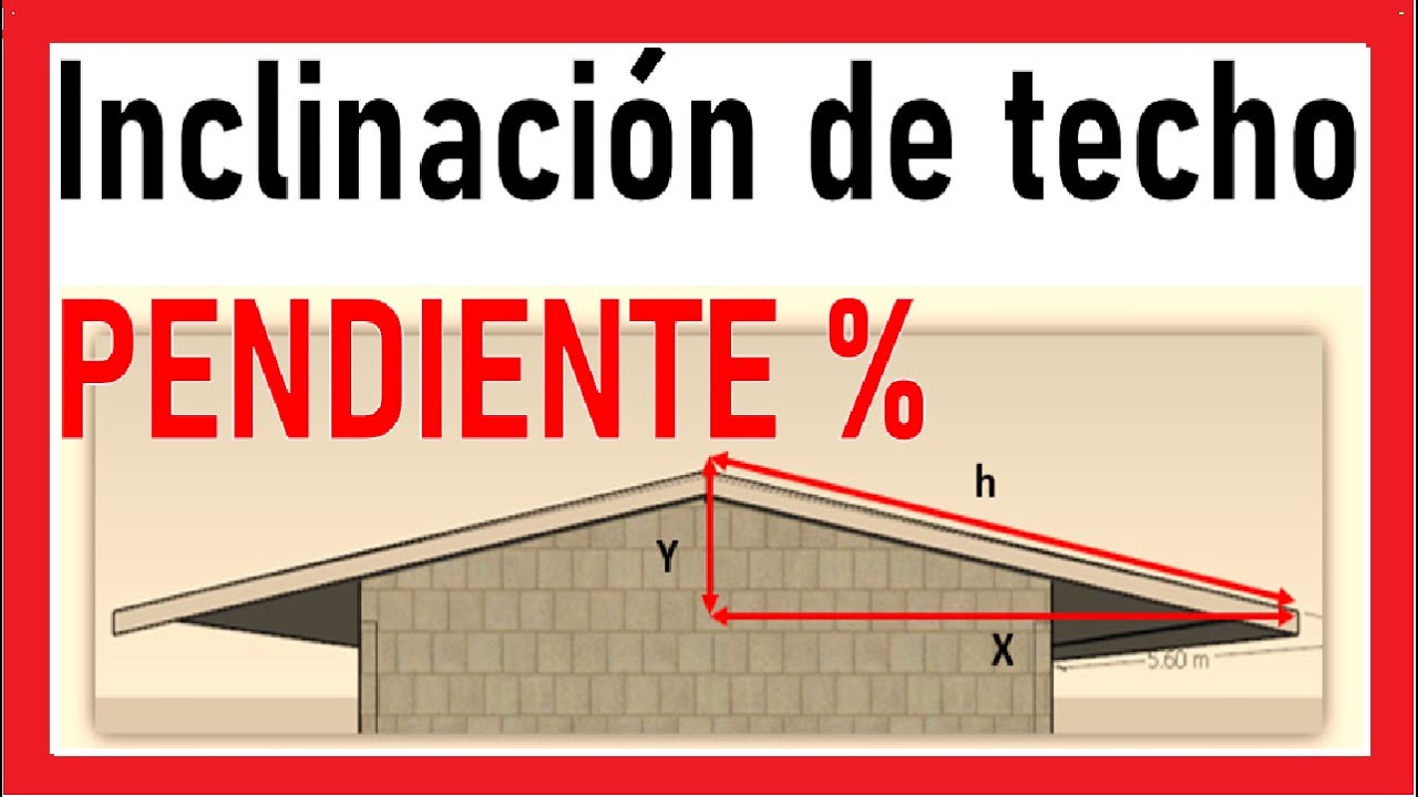 Calculadora pendiente tejado