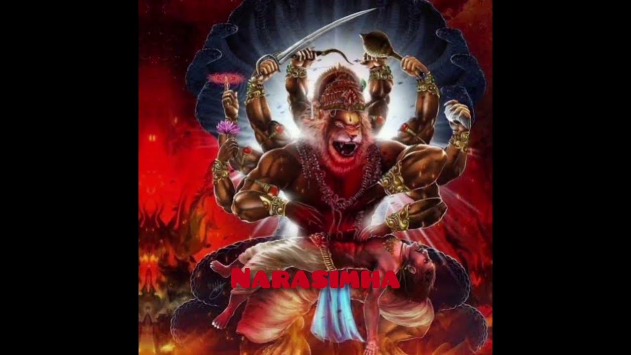 lord Vishnu dangerous Narsingh avtar#power##shortvideo like 👍 and ...