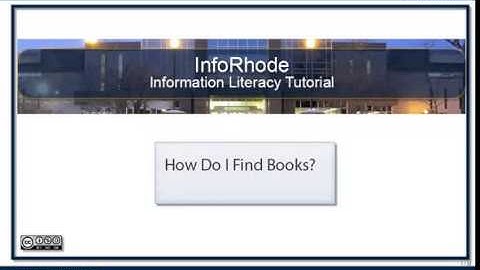 How Do I Find Books?