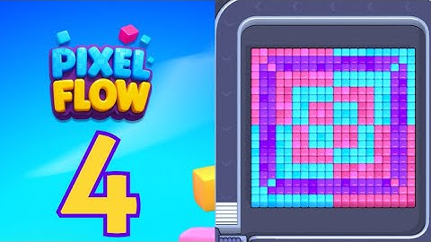 Pixel Flow Level 4 Gameplay Walkthrough
