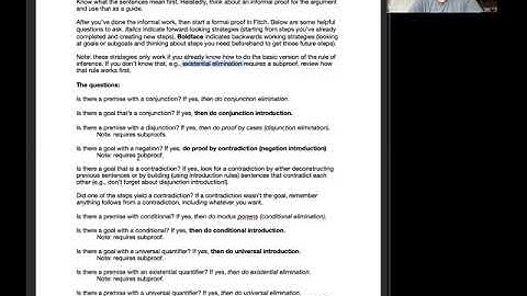 Fitch Proof strategies and tactics  - overview and questions