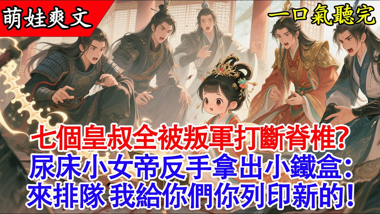 【完結小說】3歲尿床小女帝掏出3D印表機？徒手給7個廢人皇叔換上「鈦合金脊樑」！一劍砍不斷，反殺叛軍爽爆了！🦾🔥 | 科技修仙 | 穿越爽文#爽文 #有聲書 #萌娃 #穿越 #團寵 #萌娃 #萌寶