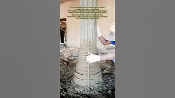 A Beautiful Column Born from Traditional Techniques #craftsmanship #craftsman #work
