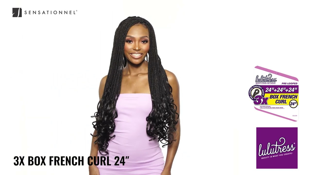Sensationnel Crochet Braids Lulutress Pre-Looped 3X Box French
