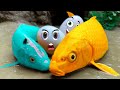 Animal Eggs Doodles, Красочная рыбка-кормилица Исцеление, говорящий фрукт Dooland  -  Funny Videos