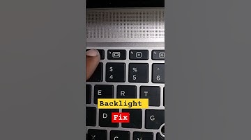 All Laptop Keyboard Backlight Not On/Off Not Working Problem Solved#macnitesh#2025short