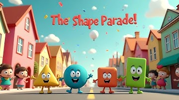 🎵 The Shape Parade! | Tiny Tales |  Fun Kids Song About Shapes | Learn  Shapes for Children 🎨