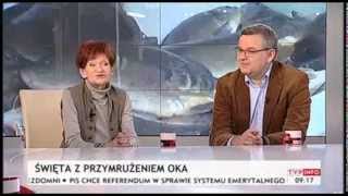 Maria Czubaszek i Artur Andrus w TVP Info o Bożym Narodzeniu (TVP Info, 23.12.2013)