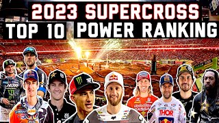 2023 SUPERCROSS TOP TEN 450 RIDERS RANKED