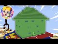 Building a giant House made of SLIMES|BEDWARS|😱😨(Blockman Go Blocky Mods)