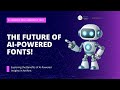 The Ultimate AI Font Generator - Artifont in Action