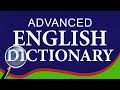 Advanced english dictionary offline application