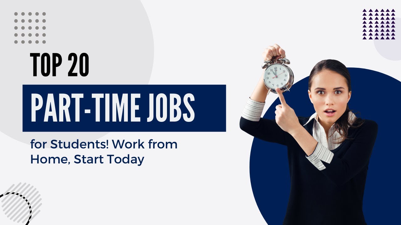 Top 20 Part Time Jobs For Students Work From Home Start Today YouTube Top 20 part time jobs for students work from home start today youtube