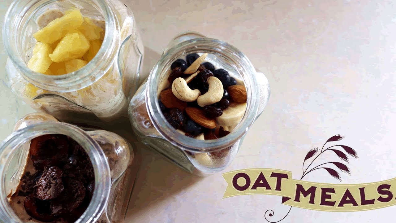 ΚΑΛΟΚΑΙΡΙΝΑ ΠΡΩΙΝΑ ΜΕ ΒΡΩΜΗ // Overnight Oats 🍒
