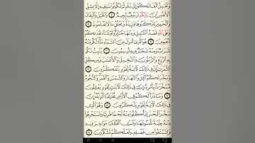 ماهر المعيقلي سورة النحل مكتوبة صفحة 268 مصحف المدينة المنورة جودة عالية