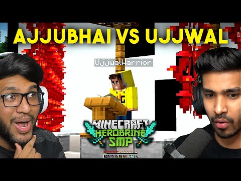 AJJUBHAI AND UJJWAL ELECTION TIME SPEECH IN HEROBRINE SMP DAY 7 | MINECRAFT