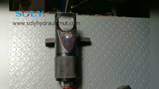 SL-NC series Split Hydraulic Nut Splitters Detailed operation to replace the head