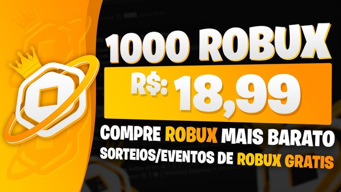 COMO COMPRAR ROBUX MAIS BARATO! (100% SEGURO ) ROBLOX 2023 🤑 