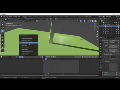 How to switch between two cameras automatically in Blender 2.9