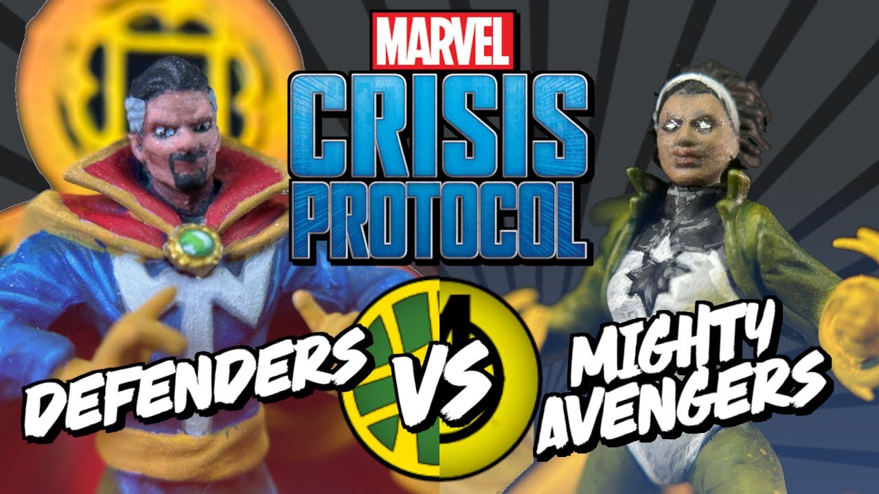 Marvel Crisis Protocol - Battle Report Episode 58 - Defenders v Mighty Avengers