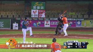 20140520桃猿vs獅比賽精華