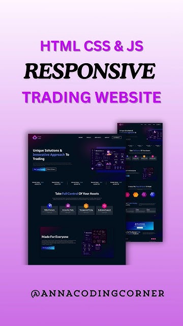 Responsive website | Html CSS JavaScript #webdevelopment #html #css # ...