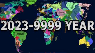 2023-9999 Year Timelapse AI Only Earth Royale