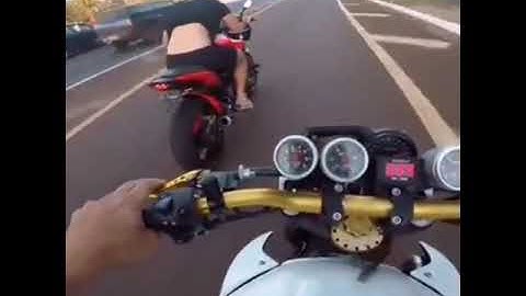nem xj6 turbo ganho da Hornet