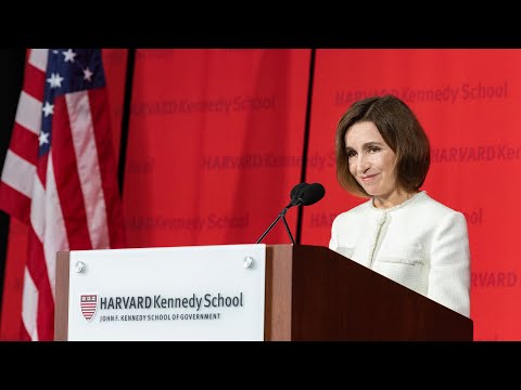 President Maia Sandu at Harvard Kennedy School 2022 Graduation Address