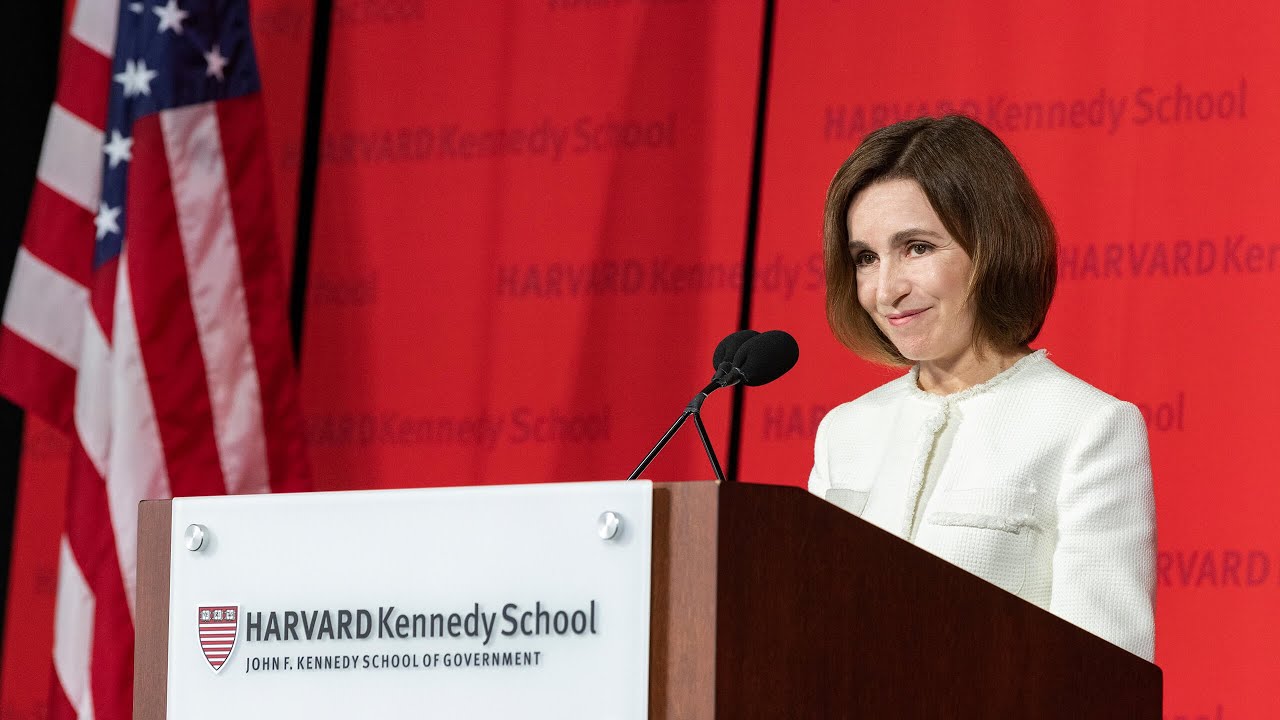 President Maia Sandu At Harvard Kennedy School 2022 Graduation Address