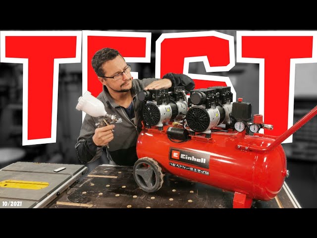 Einhell TE-AC 50 Silent Electric Wheeled Air Compressor - Assembly tutorial  - YouTube