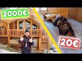 Chalet à 2000€ la nuit VS Chalet à 20€