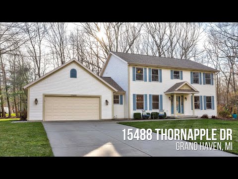 15488 Thornnapple Dr, Grand Haven, MI home video tour