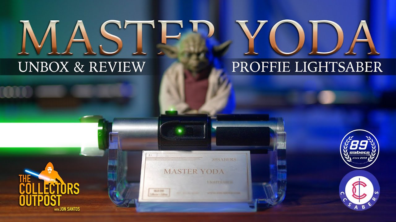 Yoda Lightsaber - 89sabers from CCSabers - YouTube