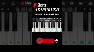 Adipurush Teaser Song | Easy Mobile Perfect Piano Tutorial | Hindi Music | Walkband App #shorts