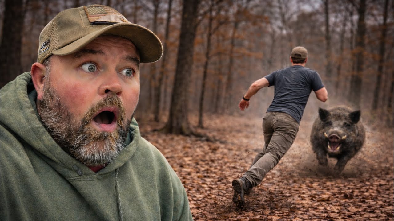 This Shocked Us... He Took The Wild Hog Out