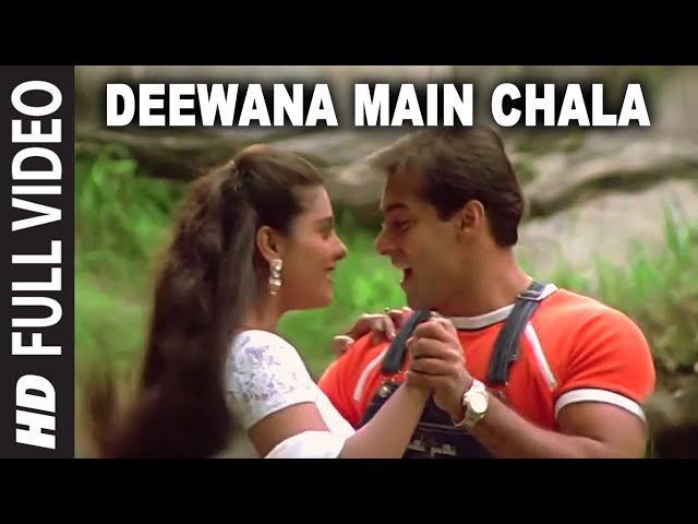 Deewana Main Chala Full Video Song | Pyar Kiya To Darna Kya | Udit Narayan | Salman Khan, Kajol class=
