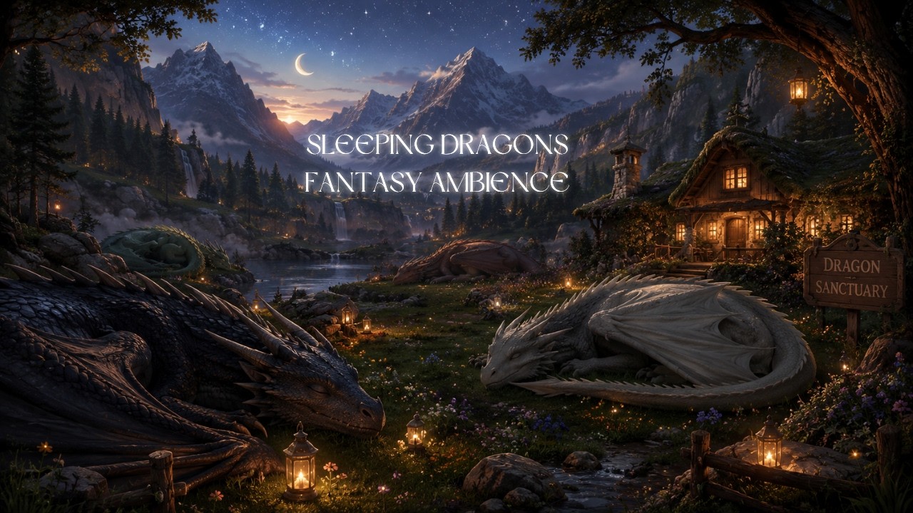 Watch Sleeping Dragons | Peaceful Dragon Ambience | Wind, Wind Chimes & Relaxing Fantasy Sounds on YouTube Watch Sleeping Dragons | Peaceful Dragon Ambience | Wind, Wind Chimes & Relaxing Fantasy Sounds on YouTube