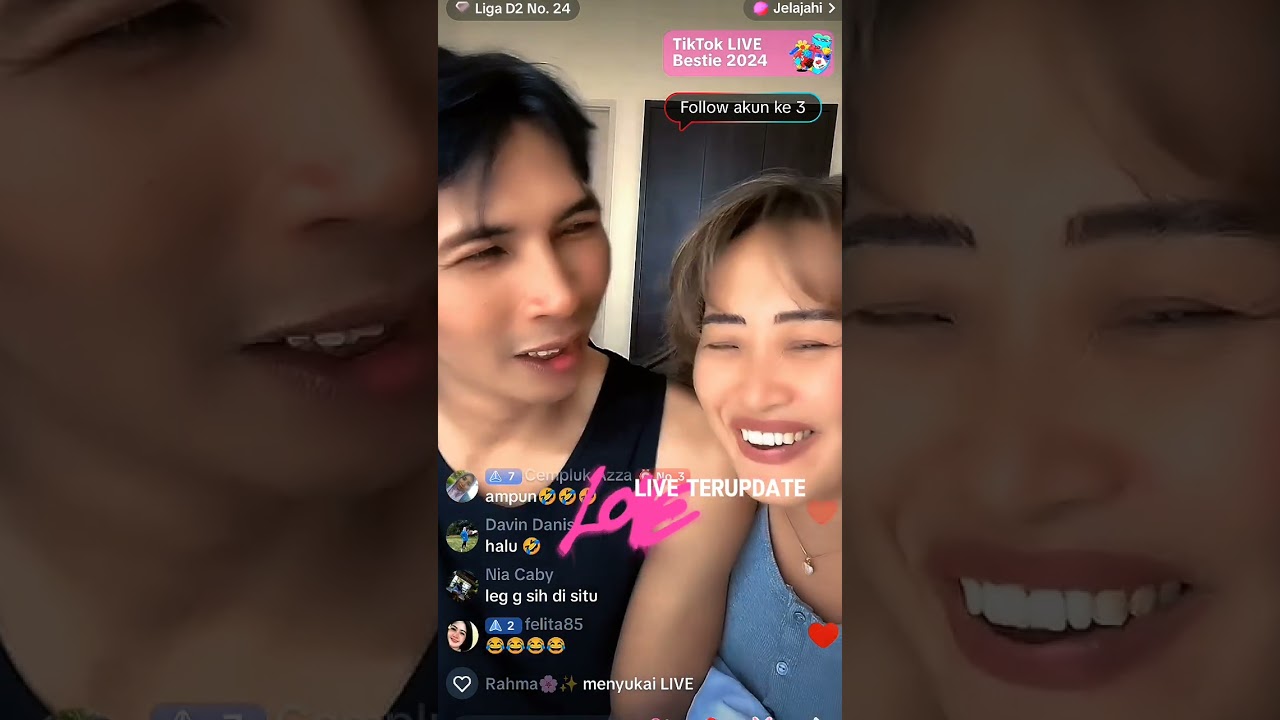 Pinkan Mambo lagi manja sama Arya Khan, penonton jadi obat nyamuk