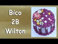 Linda decorao com o bico serra 2b da wilton