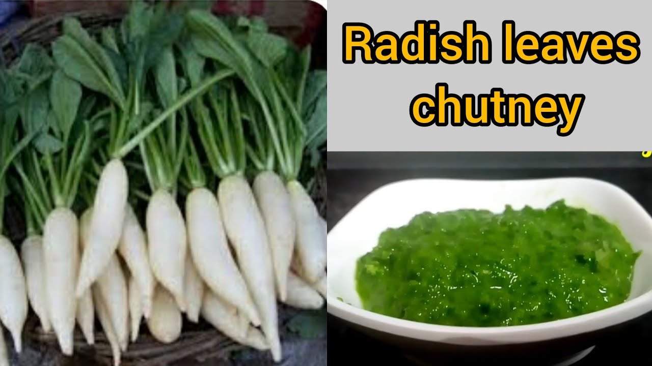 Mooli ki chutney Radish leaves chutney मूली पत्तों की चटनी chutney